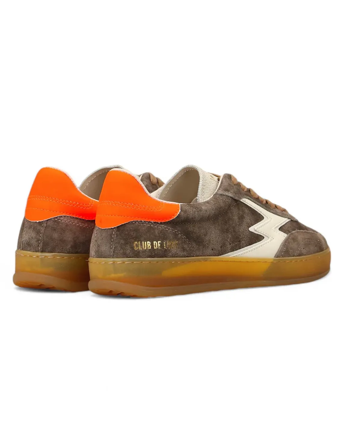 Moa Concept Master Club Sneakers M Taupe Orange Fluorescent