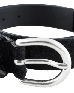MOLEBO Ponyhair Belt Black Pony