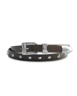 MOLEBO Rivet Belt Dusted Brown