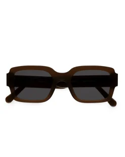 Monokel Eyewear Apollo Chocolate Grey Solid Lens