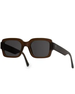 Monokel Eyewear Apollo Chocolate Grey Solid Lens