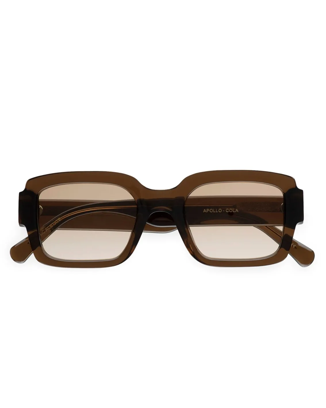 Monokel Eyewear Apollo Cola Brown Gradient Lens