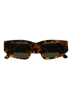Monokel Eyewear Eclipse Matte Havana Green Solid Lens