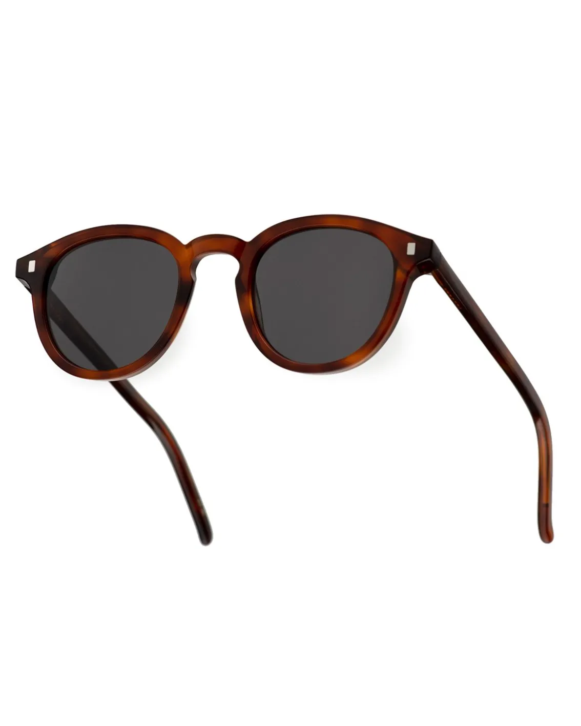 Monokel Eyewear Nelson Amber Grey Solid Lens