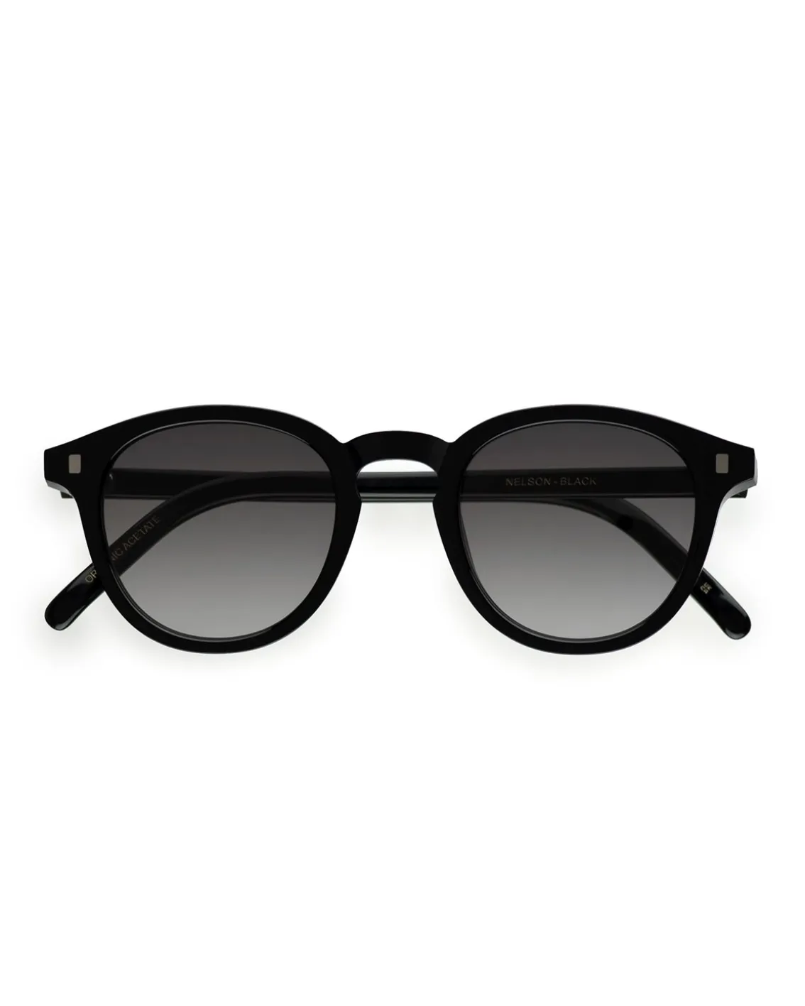 Monokel Eyewear Nelson Black Grey Gradient Lens