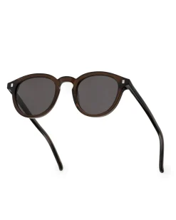 Monokel Eyewear Nelson Cola Grey Solid Lens