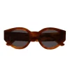 Monokel Eyewear Polly Amber Grey Solid Lens