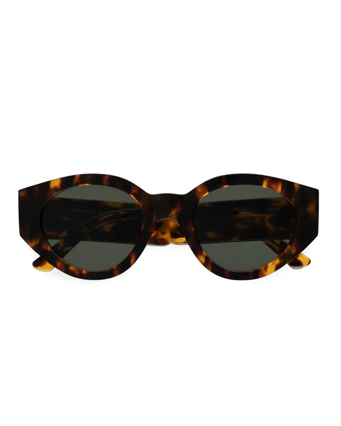 Monokel Eyewear Polly Havana Green Solid Lens