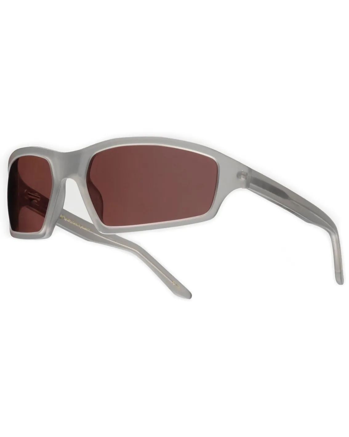 Monokel Eyewear Raven Matt Grey Rose Solid Polarized Lens