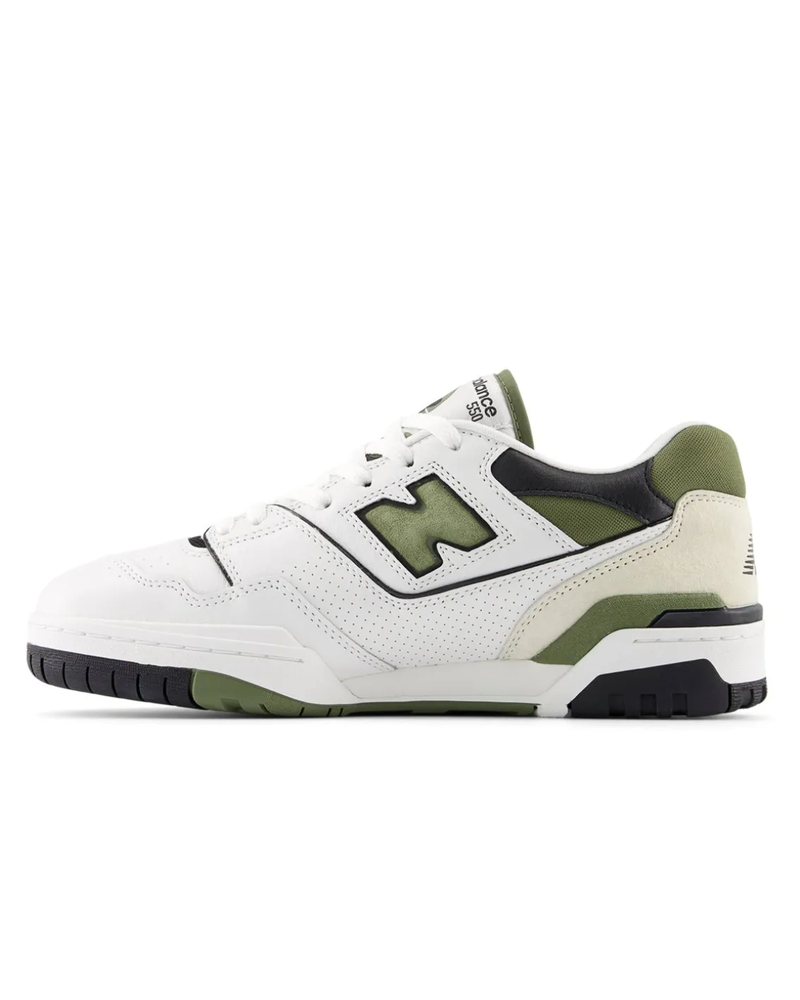 New Balance 550 White/Dark Olivine