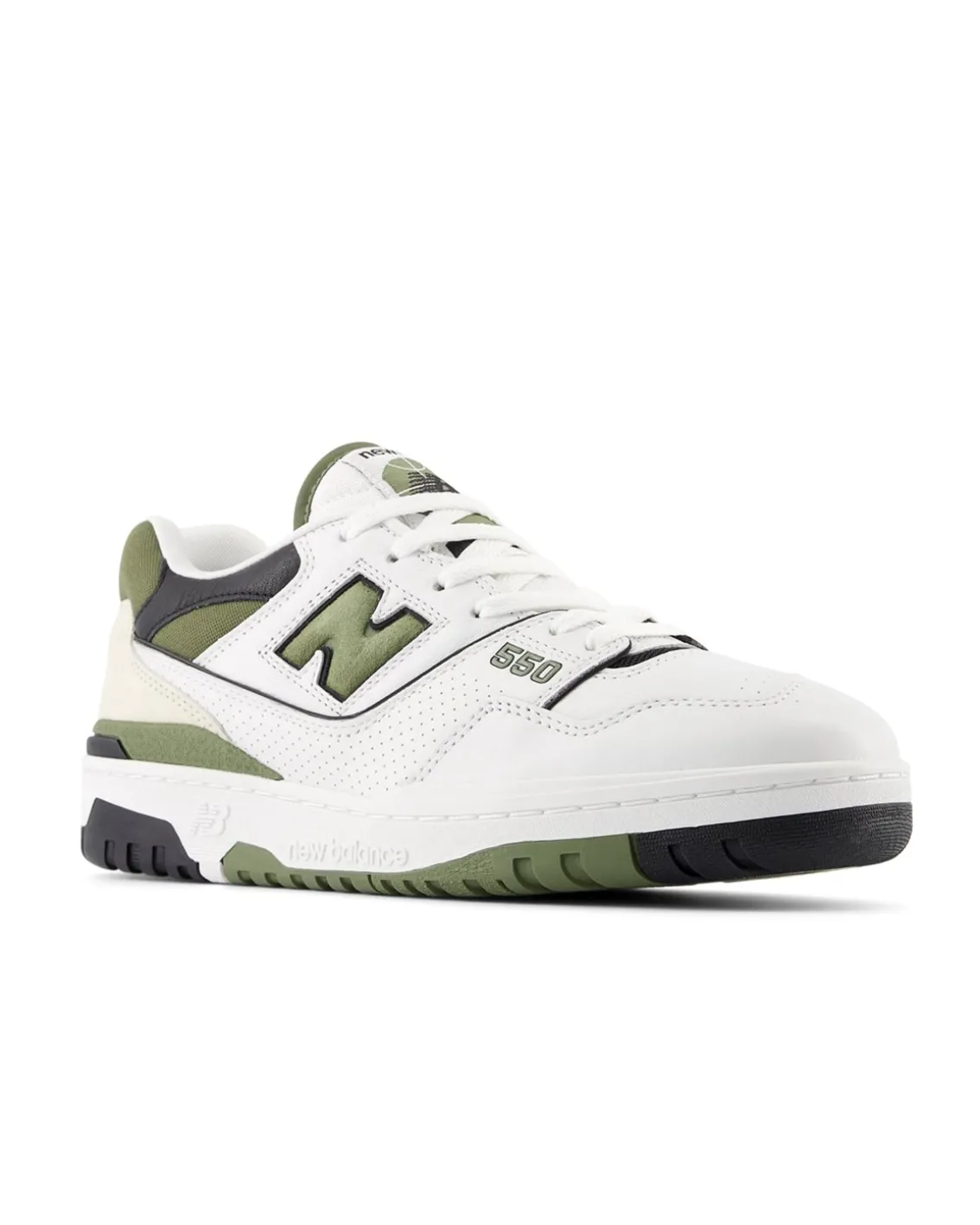 New Balance 550 White/Dark Olivine