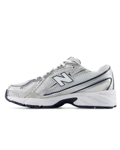 New Balance 740 White/Navy Blue