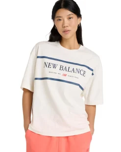 New Balance Athletics Nautical T-Shirt Faded Plum