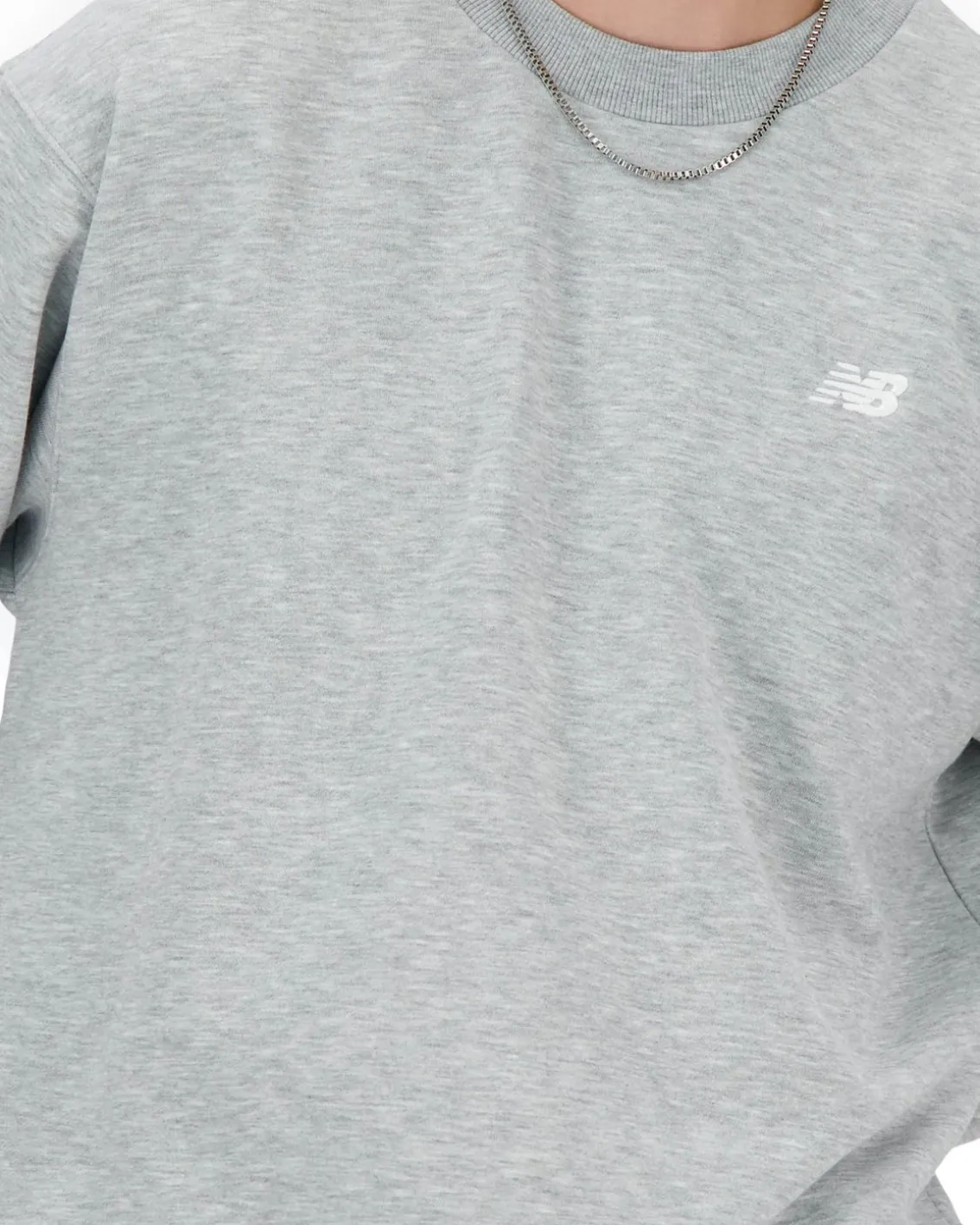 New Balance Sport Essentials French Terry Crew Athletic Grey