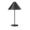 New Works Brolly Portable Table Lamp Steel Black