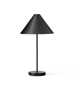 New Works Brolly Portable Table Lamp Steel Black