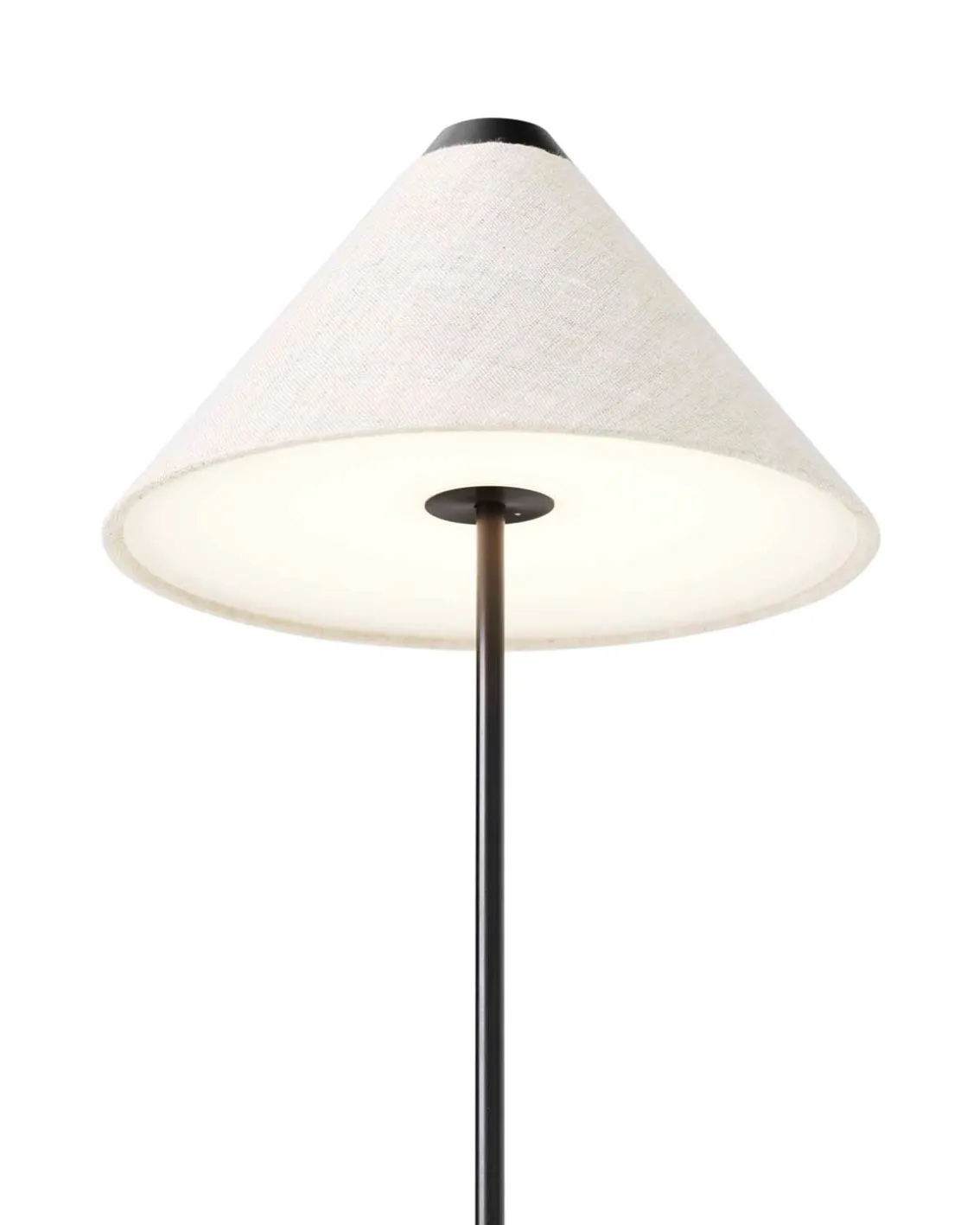 New Works Brolly Portable Table Lamp Linen