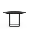 New Works Florence Dining Table Ø120 Black Marquina