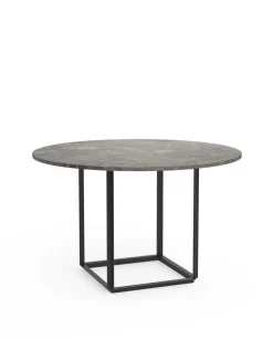 New Works Florence Dining Table Ø120 Gris Du Marais