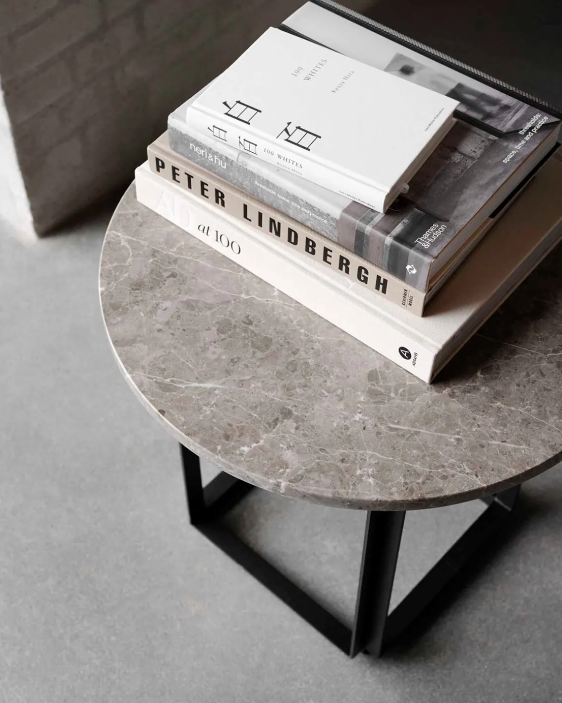 New Works Florence Side Table Gris Du Marais