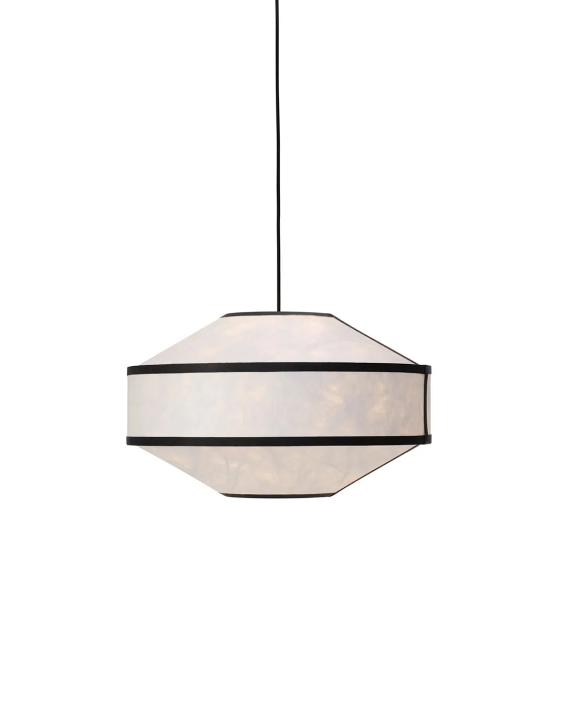 New Works Kite Pendant Ø55 White/Black