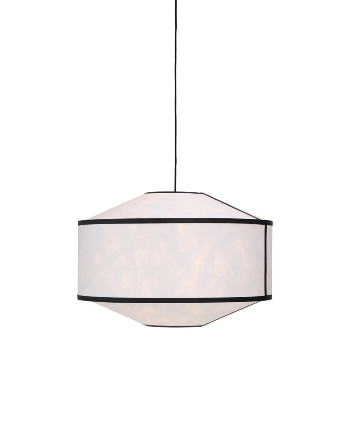 New Works Kite Pendant Ø65 White/Black