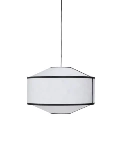 New Works Kite Pendant Ø65 White/Black