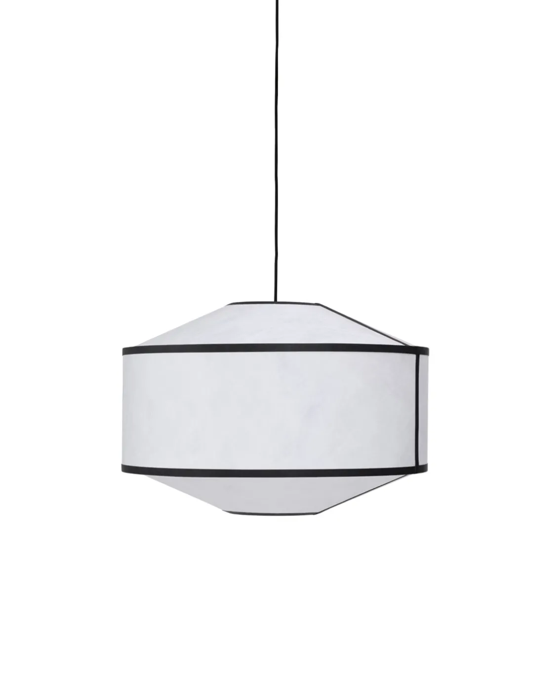 New Works Kite Pendant Ø65 White/Black
