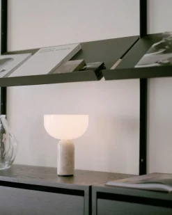 New Works Kizu Portable Table Lamp Kunis Breccia