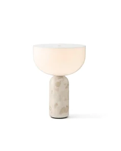 New Works Kizu Portable Table Lamp Kunis Breccia