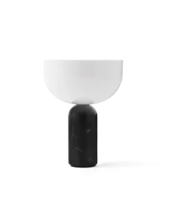 New Works Kizu Portable Table Lamp Black Marble