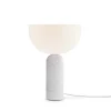 New Works Kizu Table Lamp Small White Marble