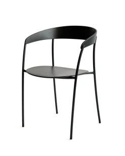 New Works Missing Armchair Black Oak