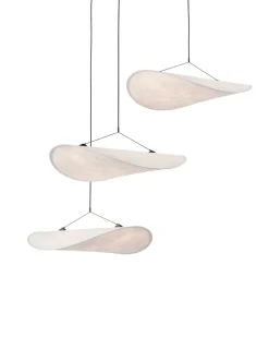 New Works Tense Chandelier Ø55 Cm White Tyvek