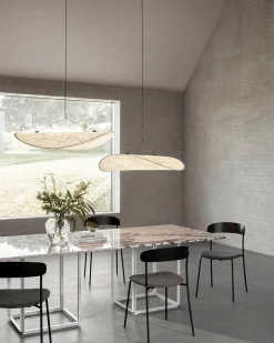 New Works Tense Pendant Lamp Ø70 Cm White Tyvek