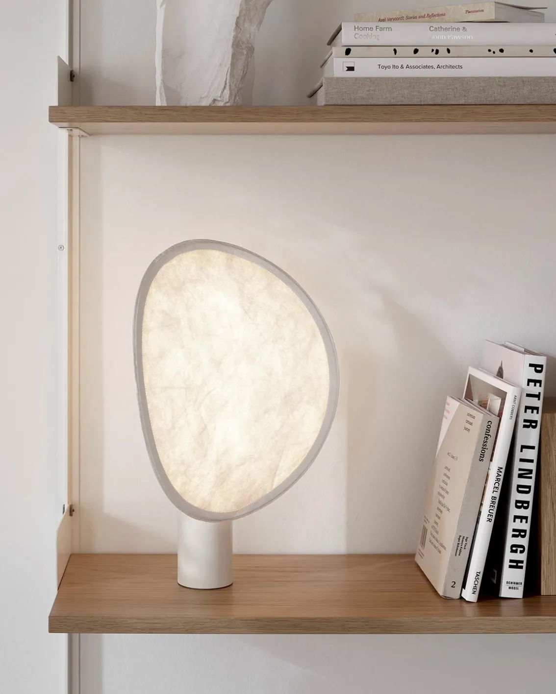 New Works Tense Portable Table Lamp White