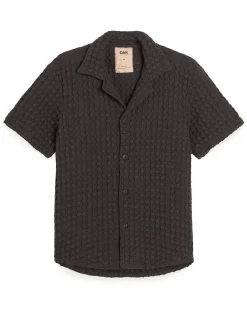 OAS Cuba Waffle Shirt Nearly Black