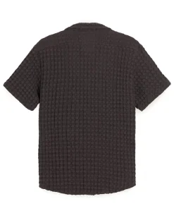 OAS Cuba Waffle Shirt Nearly Black