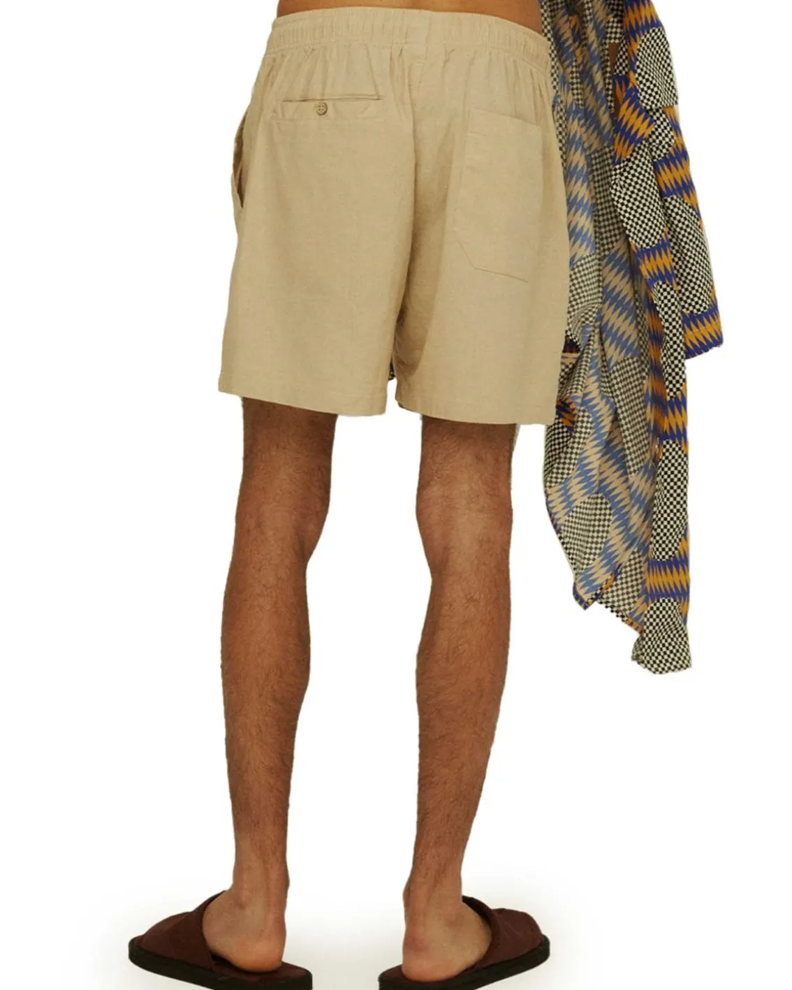 OAS Linen Shorts Beige