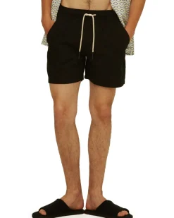 OAS Linen Shorts Black
