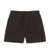 OAS Waffle Shorts Nearly Black Porto