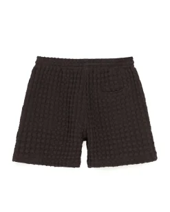 OAS Waffle Shorts Nearly Black Porto