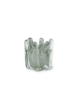 Olsson & Jensen Helix Candle Holder Moss Green