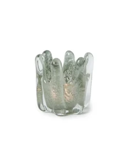 Olsson & Jensen Helix Candle Holder Moss Green