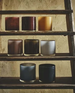 Olsson & Jensen Luna Candle Holder Dark Grey