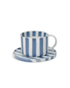 Olsson & Jensen Monica Cup & Saucer Blue