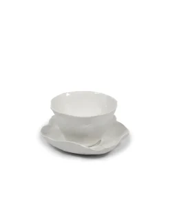 Olsson & Jensen Shell Cup With Saucer White