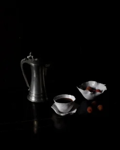 Olsson & Jensen Shell Cup With Saucer White