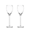 Opacity Champagne Glass 2-Pack Clear