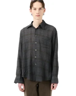 Our Legacy Above Shirt Bazaar Check Breeze Weave